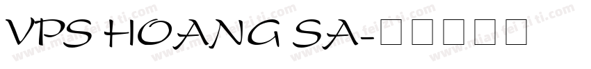 VPS Hoang Sa字体转换